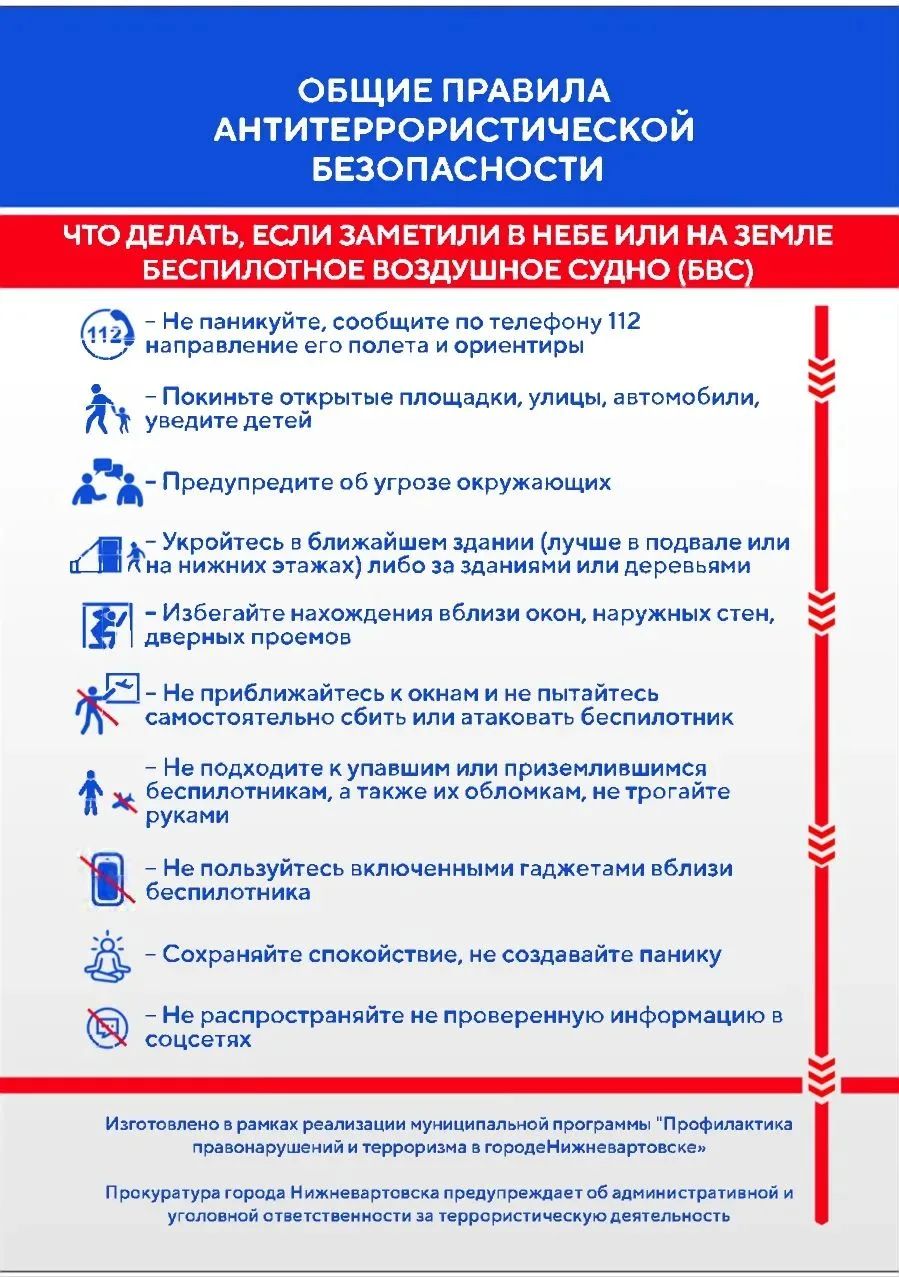 Общие правила антирористической безопасти