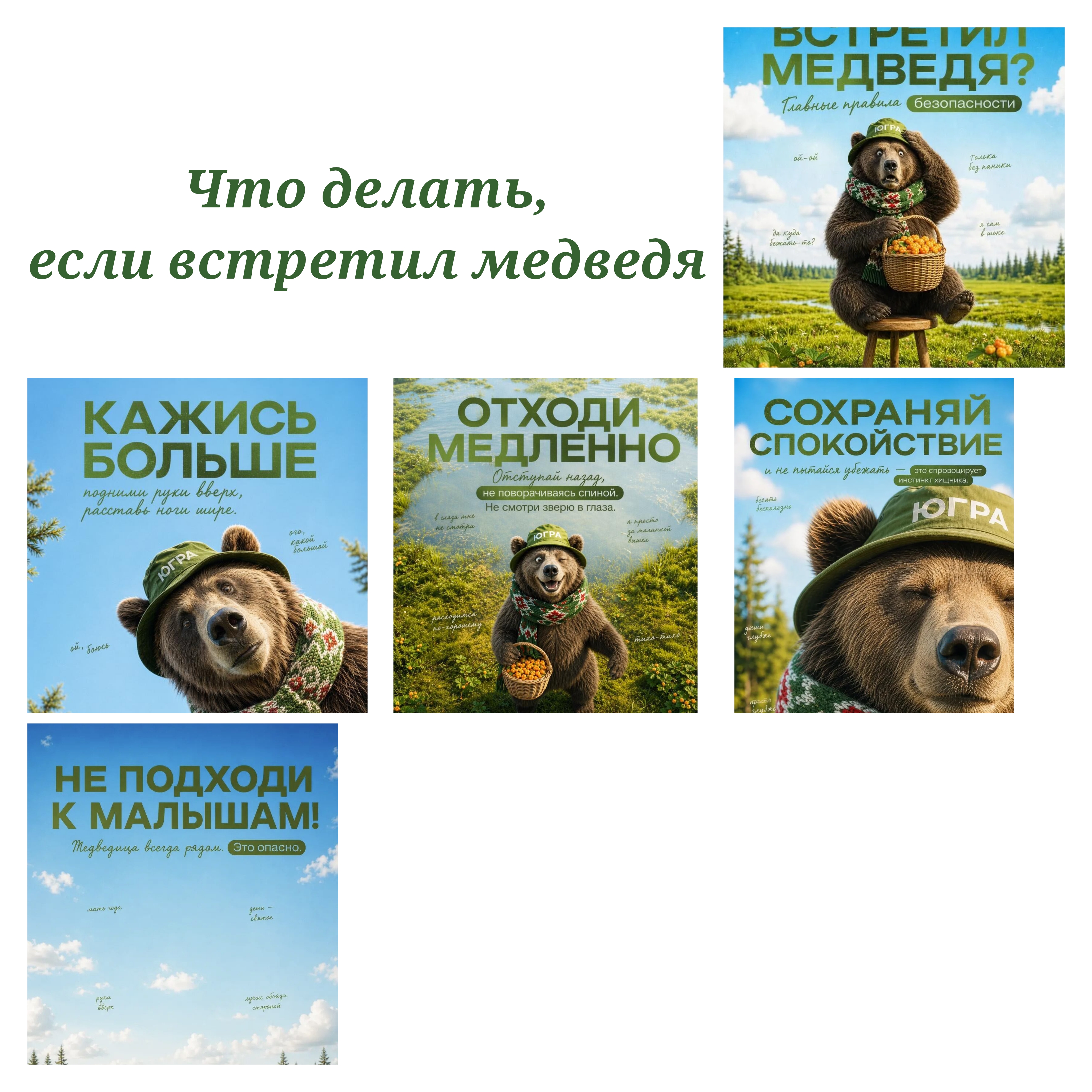 Что делать, если вы встретили медведя